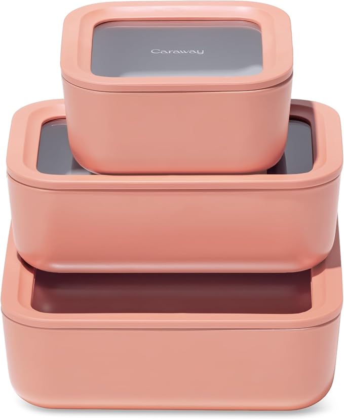 Caraway 3pc Glass Food Storage Set by Caraway