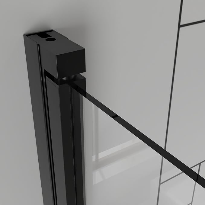 Frameless Bi-Fold Shower Door 30" W x 72" H, 1/4" Clear Tempered Glass - Image 4
