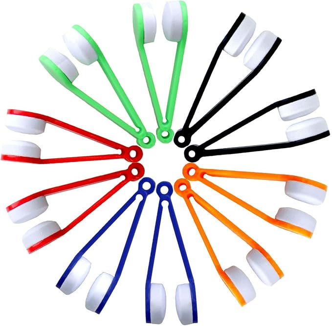 10 Pcs Mini Sun Eyeglasses Cleaning Clip, Glasses Eyeglass Microfiber by Unknown