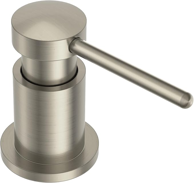 Lava Odoro Soap Dispenser for Kitchen Sink, Modern Brass Built in Countertop by LavaOdoro