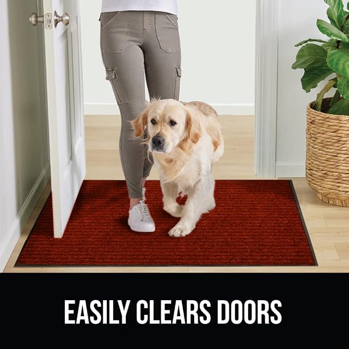 GORILLA GRIP Traffic Guard Door Mat, 2 Pack, Heavy Duty Waterproof Doormat - Image 5