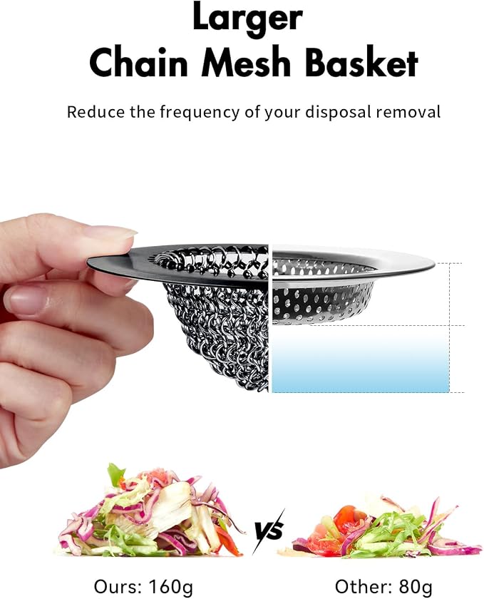 Sink Drain Strainer, Reversible Mesh Sink Strainer - Image 4