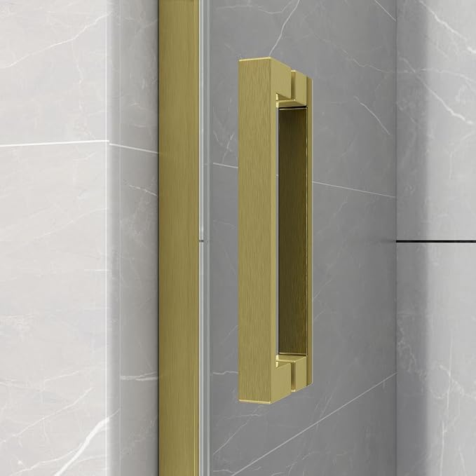 Sunrosa Semi-Frameless Glass Shower Door, Shower Door - Image 3