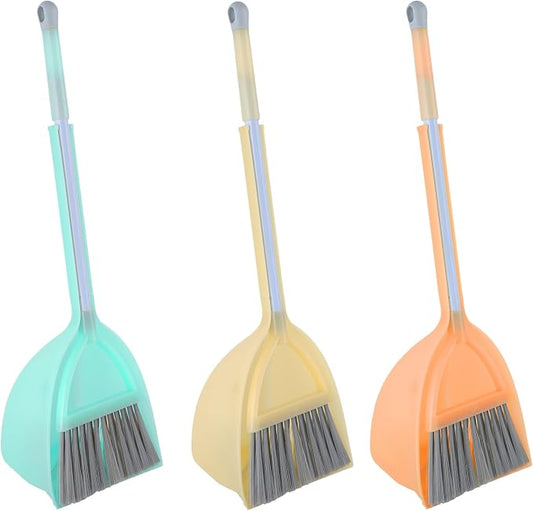 Mini Broom with Dustpan-Small Housekeeping Cleaning Sweep by HOMEIMPROVEMENT