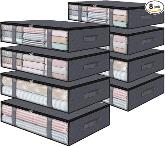 StorageRight Under Bed Storage Bins, Breathable Organizer by StorageRight