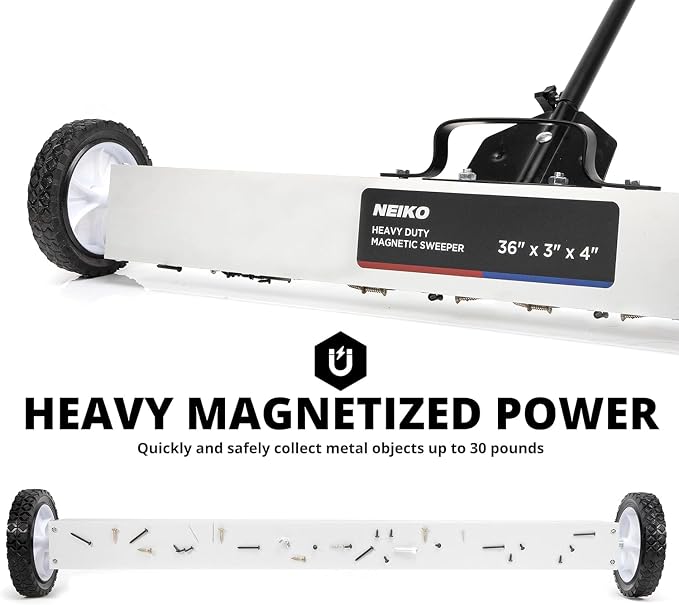 NEIKO 53418A 36-Inch Magnetic Pickup Sweeper - Image 6