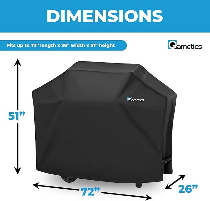 Grill Cover for Outdoor Grill, BBQ Grill Covers for Outside, Grill Cover 72 Inch - Image 3