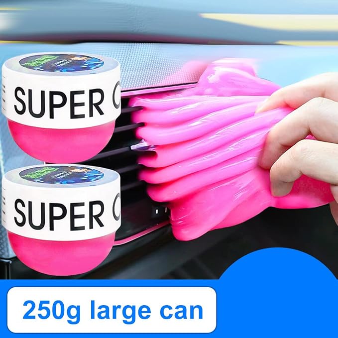 2PCS Car Vents Cleaning Gel Keyboard Cleaning Adhesive Universal Dust Remover - Image 2