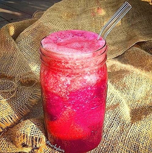 10-Piece Reusable Glass Drinking Straws - Image 3