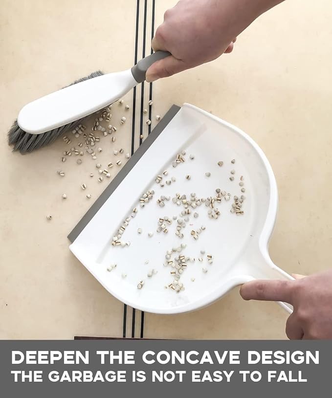 Dust Pan, Dustpan and Brush Set, Small Dust Pan and Brush Set, Hand Broom and - Image 3