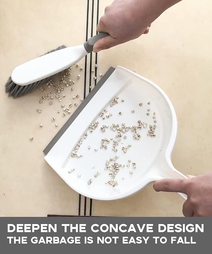 Dust Pan, Dustpan and Brush Set, Small Dust Pan and Brush Set, Hand Broom and - Image 3