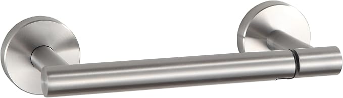 BVL Toilet Paper Holder Brushed Nickel Wall Mount Stainless Steel 304 Large by BVLBath