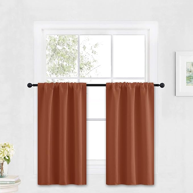 RYB HOME Small Curtains Blackout by RYBHOME