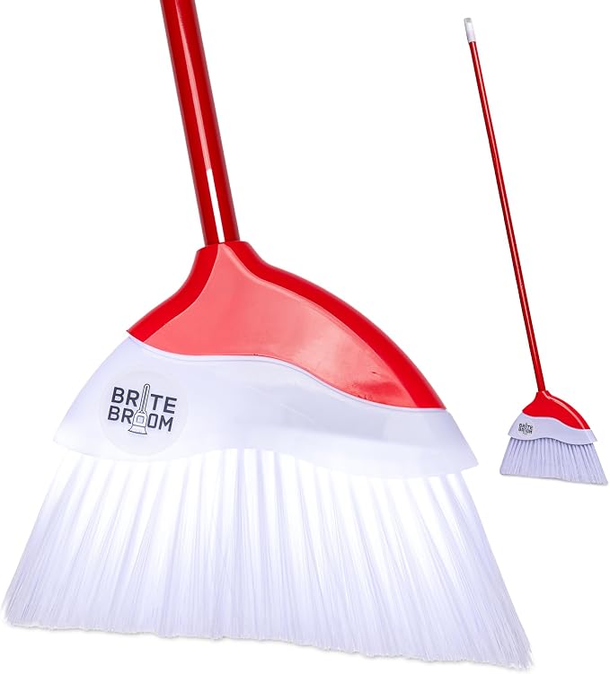 Indoor Broom with LED Lights | Angle Broom by BriteBroom