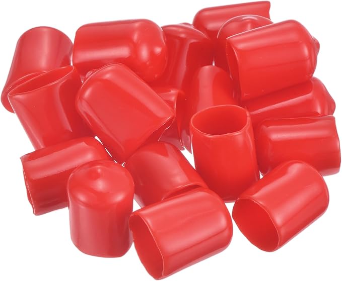 uxcell 20pcs Rubber End Caps 14.5mm ID Vinyl Round Tube Bolt Cap Cover Thread - Image 4