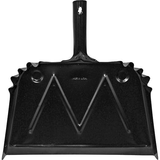Genuine Joe Heavy-Duty Metal Dustpan - Image 2