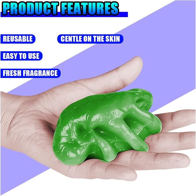 Car Cleaning Gel, No-Scratch Automotive Dust Cleaning Putty, Car Interior - Image 5