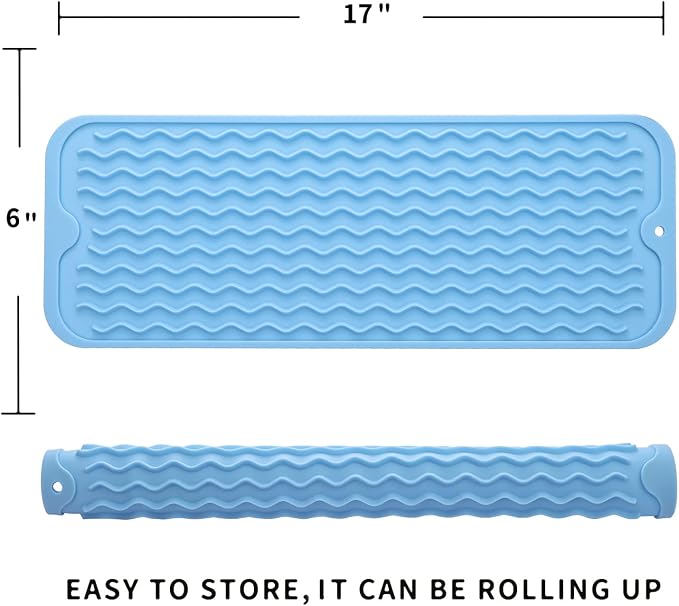 Silicone Dish Drying Mat for Multiple Usage, Easy clean, Eco-friendly, - Image 2