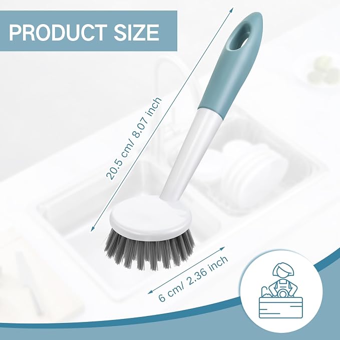 Patelai 24 Pack Kitchen Scrub Dish Brush - Image 2