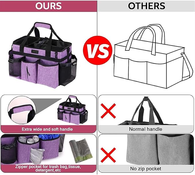 Wearable Cleaning Caddy Bag, Cleaning Supply Tote - Image 3