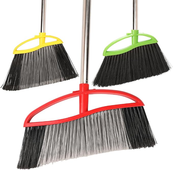 3-Pack Indoor Outdoor Broom Set by throw