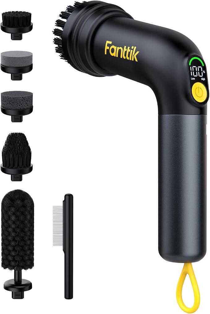 Fanttik G9 Handy Cordless Electric Spin Scrubber, MagnaStorm Motor, Dual-Speed by FANTTIK%C2%AE