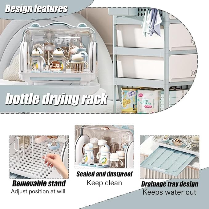 Transparent Baby Bottle Drying Rack - Image 7