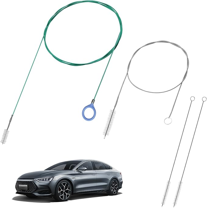 4Pcs Auto Sunroof Drain Cleaning Tools, 118/59 Inch Flexible Brush Long Pipe by Unknown