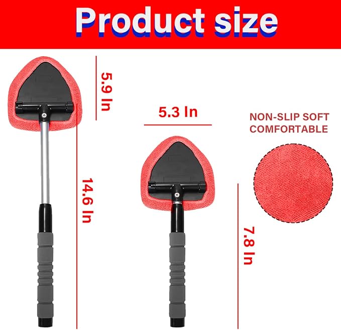 Windshield Cleaning Tool, Car Window Cleaner - Image 2