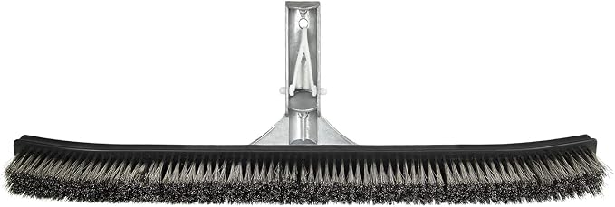 Poolmaster 20183, 18 Inch, 18-Inch Aluminum-Back Swimming Pool Algae Brush - Image 3