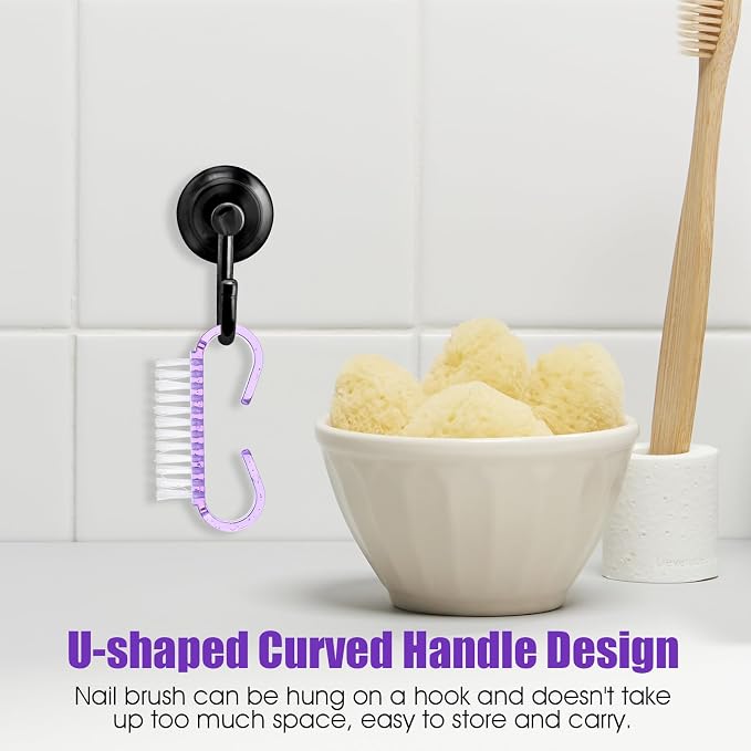 20Pcs Nail Cleaning Brush, Nylon Nail Cleaning Brush, Handle Grip Nail Brush - Image 6