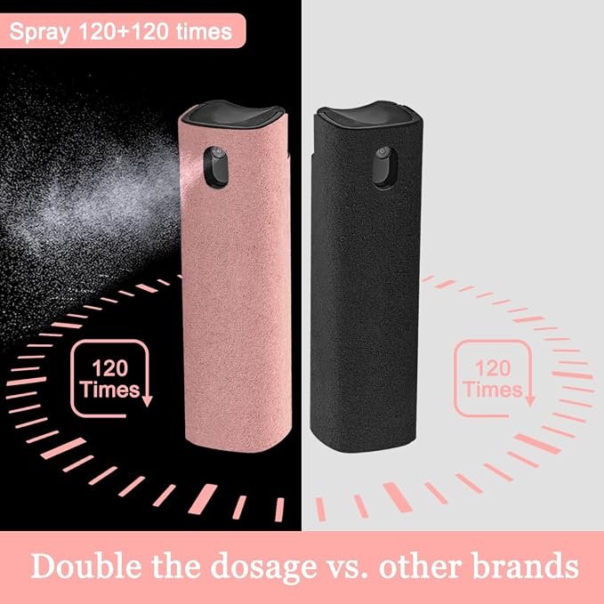 2Pcs Screen Cleaner Spray and Wipe - Image 6