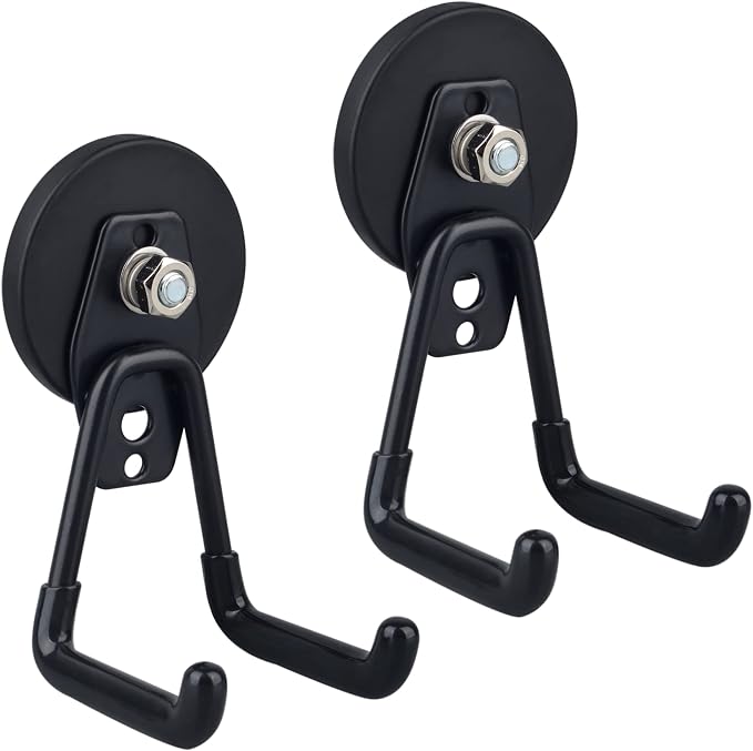 ULIBERMAGNET Large Magnetic Hooks, Strong Heavy Duty Magnet Hooks by ULIBERMAGNET