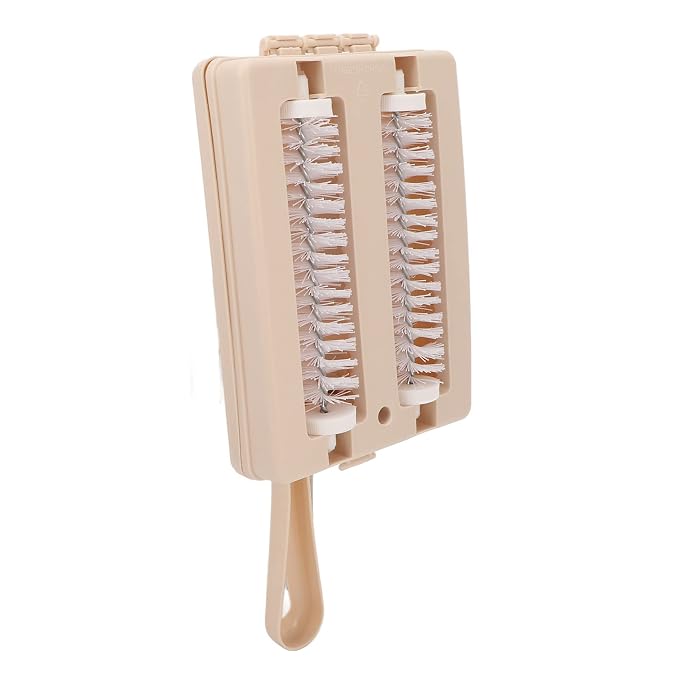 Carpet Dusting Brush, Sturdy Double Roller Sweeper Brush, Manual Sweeper - Image 7