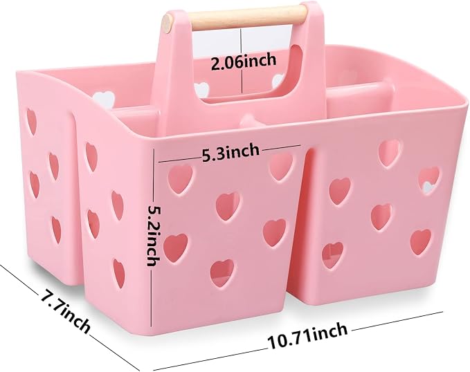 Anyoifax Portable Shower Caddy Plastic Shower Basket Organizer Divided Bathroom - Image 6