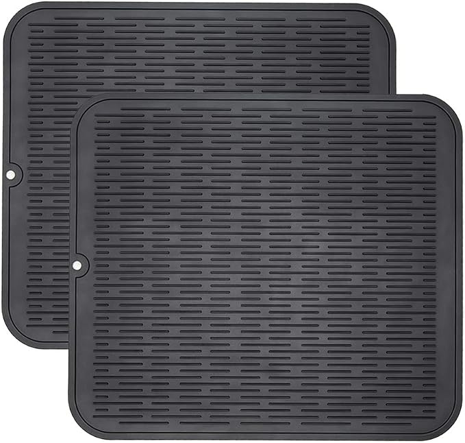 ZLR 2 Pcs Silicone Dish Drying Mats by ZLR