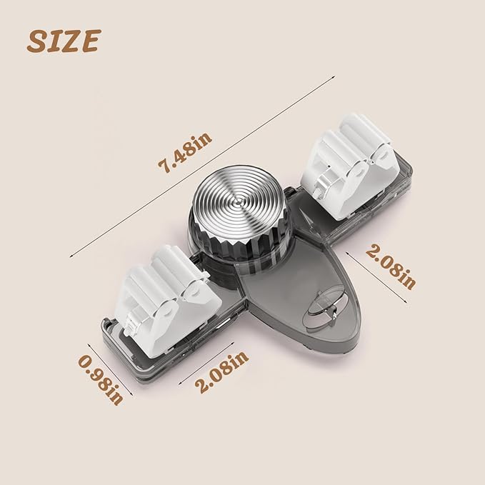 3 Pcs Wall Mounted Broom and Mop Holder Powerful Suction Cups Heavy Duty Garden - Image 7