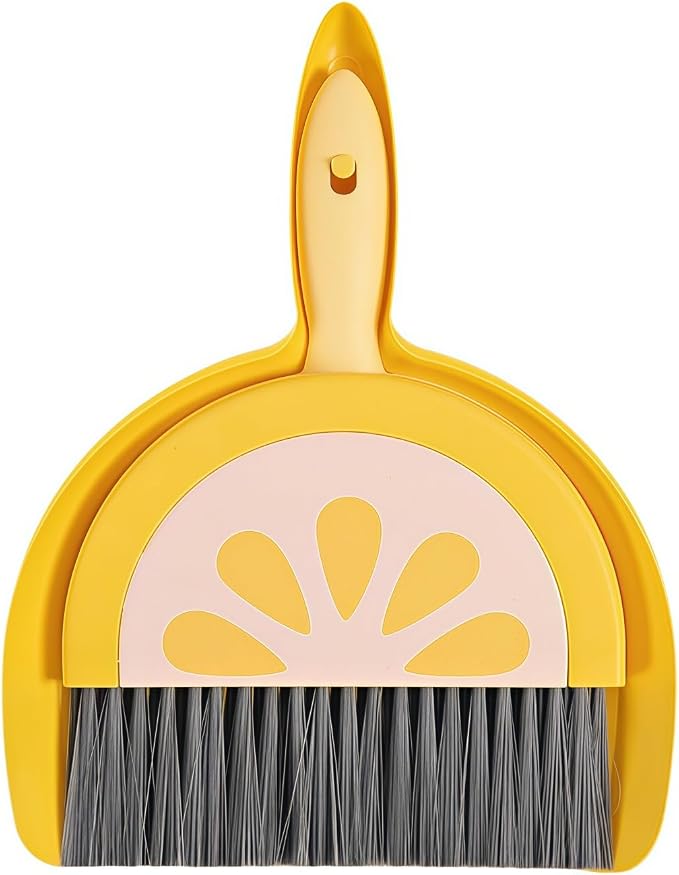 1Pcs Small Broom and Dustpan Set Cute Little Yellow Green Hand Mini Broom and by IQICJewelry