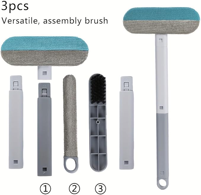 4-in-1 Pet Hair Remover & Window Screen Cleaner, Wet/Dry Dual-Use - Image 3