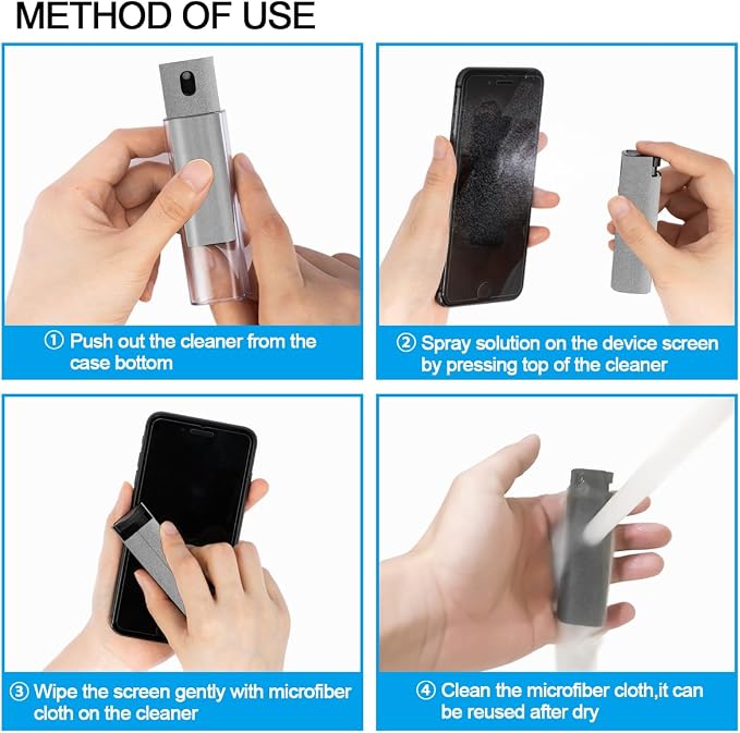Screen Cleaner Touchscreen Mist Spray, walrfid Cleaning Kit - Image 3