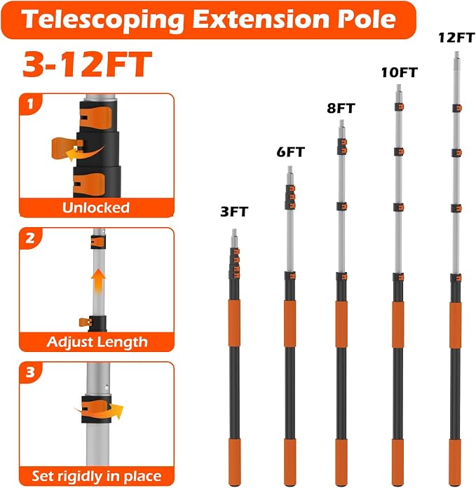 16FT Reach High Ceiling Duster Kits - Image 3