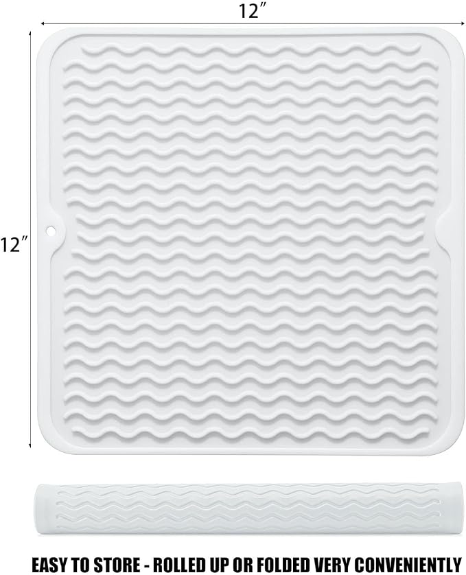 Silicone Dish Drying Mat for Multiple Usage, Easy clean, Eco-friendly, - Image 4