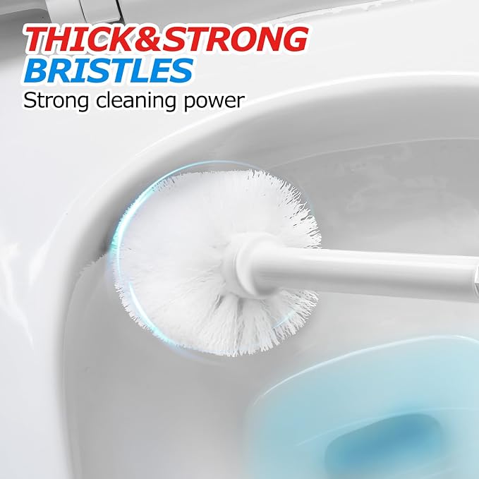 3 in 1 Toilet Brush and Plunger Set, Toilet Bowl Brush Plunger Set, Toilet - Image 5