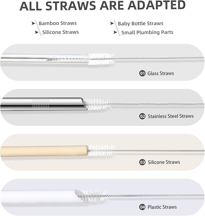 9-Piece Straw Cleaner Brush Kit - Image 4