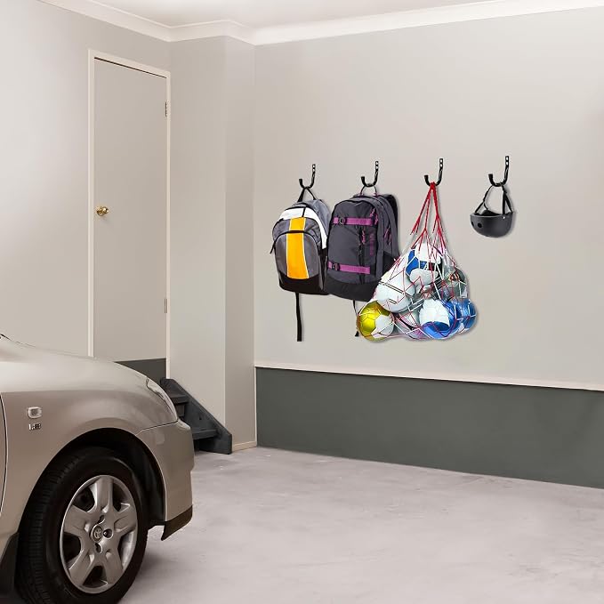 KURUI Metal Wall Hooks for Hanging Heavy Duty, Large Utility J Hooks - Image 2