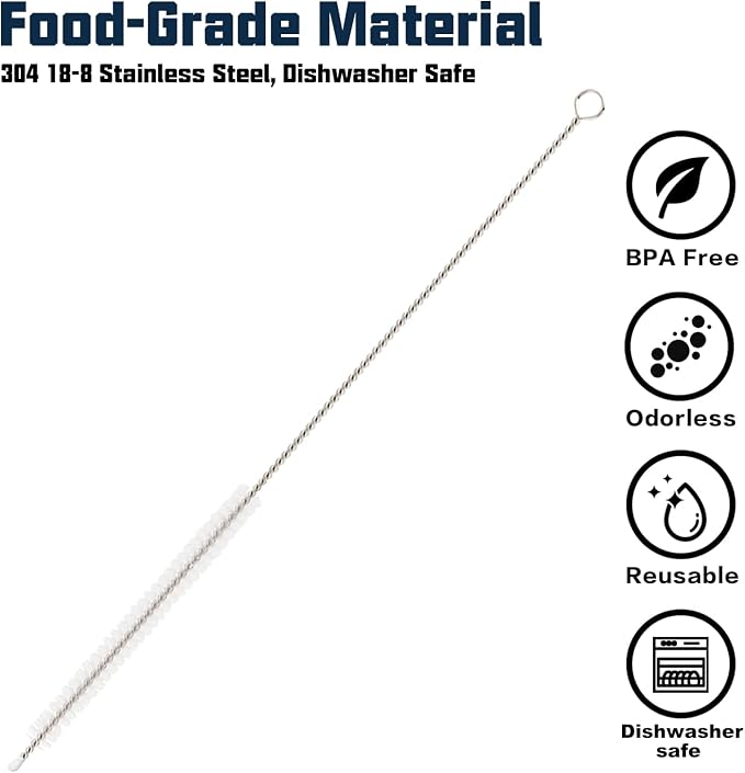 Straw Cleaner Brush for Stanley, Bottle and Silicone Straw - Image 4