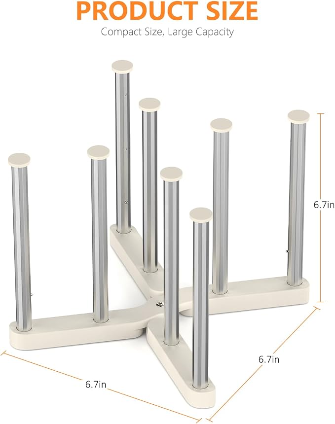 Reusable Storage Bag Drying Rack, Retractable Metal Bottle Drying Rack - Image 8