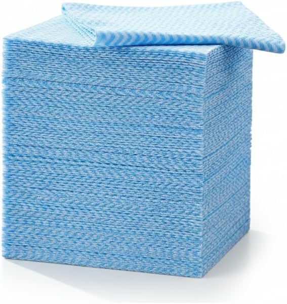 Bexter Disposable Cleaning Towels & Dish Cloths – Reusable Blue Handy Cleaning by Bexter