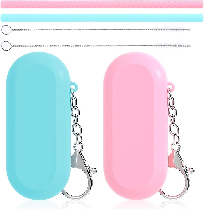 2 Set Travel Straws Reusable by Unknown