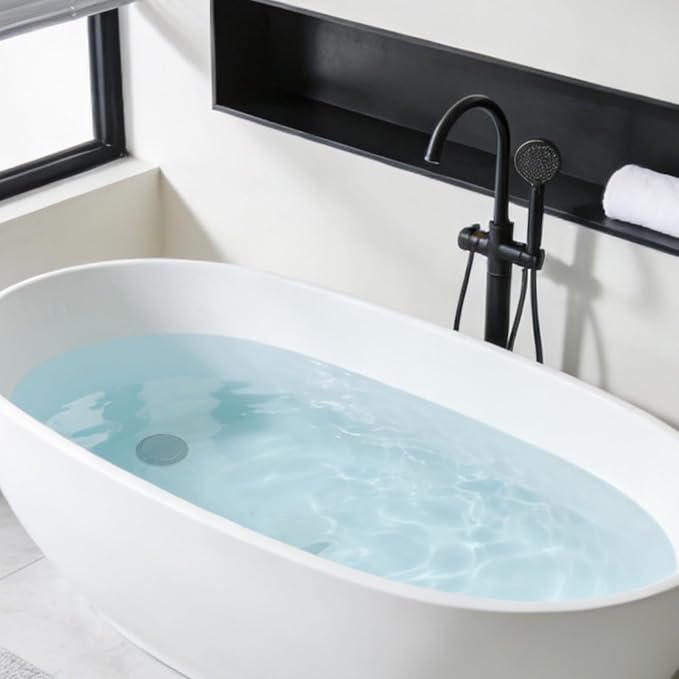 Hibbent 2 Pack 3 in 1 Metal Bathtub Drain Stopper, Universal Pop Up Tub Stopper - Image 9